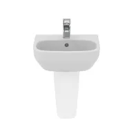 Ideal Standard I.LIFE A lavamani lavabo L.40 cm, monoforo, con troppopieno, colore bianco finitura lucido T451401