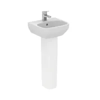 Ideal Standard I.LIFE A lavamani lavabo L.40 cm, monoforo, con troppopieno, colore bianco finitura lucido T451401