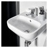 Ideal Standard I.LIFE A lavamani lavabo L.40 cm, monoforo, con troppopieno, colore bianco finitura lucido T451401