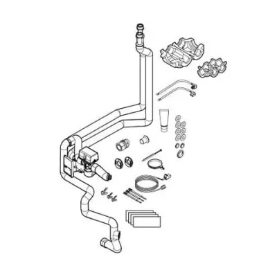 Kit idraulico secondo circuito integrato per unità FS2 A7718394