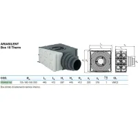 Box distribuzione aria Valsir AriaSilent Box 18 Therm per sistemi di VMC (Ventilazione meccanica controllata) VS0435167