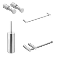 Cosmic "Logic" set accessori bagno 5 pz inox satinato 3140856