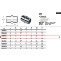 Vite doppia 3/4" AISI316 - ISO4144 280304316L