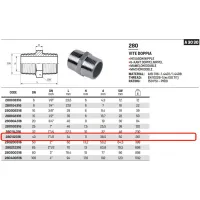 Vite doppia 1"1/2 AISI316 - ISO4144 280112316L