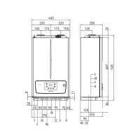 Immergas Victrix Tera 24 PLUS V2 caldaia a condensazione solo riscaldamento, abbinabile a unità bollitore separata (solo per riscaldamento) 3.032929