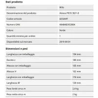 Pompa di ricircolo a rotore bagnato Wilo ATMOS PICO 30/1-8-180 interasse 180 mm - 2" 4232697