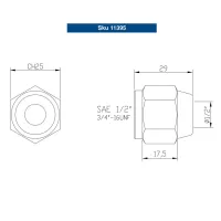 Kit "Colletto facile" da ø 1/4" - Nuovo ed innovativo sistema di cartellatura 00000011393