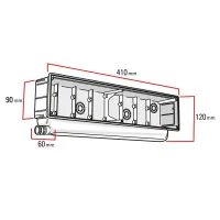 Scatola da incasso ClimaxBox per l'installazione degli split climatizzatori / condizionatori 00000011296