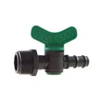 Rubinetto da 16 mm per irrigazione a goccia per filetto maschio da 3/4" IVVMP27M0N16C