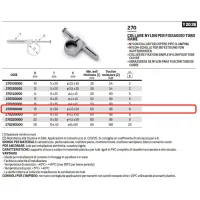 Collare nylon ø18 mm per fissaggio tubo rame 270180000