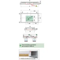 Olympic plus piatto doccia acrilico 120x80 h4,5 cm piletta ø 90 bianco OL801204-30