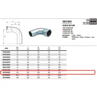 Curva 90° MF ø76,1 a pressare 381076901