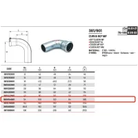 Curva 90° MF ø54 a pressare 381054901