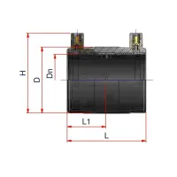 Manicotto diritto elettrosaldabile Nupi - diametro 25 mm - in PE 12EME025