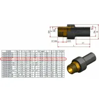 Raccordo di transizione Nupi maschio - diametro 32 x 1" in PE e ottone 12ERFM321