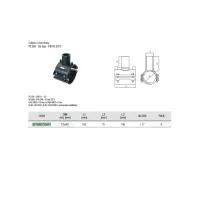 3216 Collare a tronchetto ø125x63 PN 16 PE100 - S5 Gas - PN 16 20°C elettrosaldabile 3216063125001