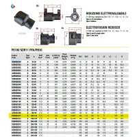 Riduzione elettrosaldabile Nupi diametro 160x110 mm in PE 12ERDE1611
