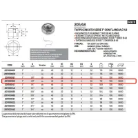 Riduzione tappo zincato ø1" x 1/8" con flangia ø48 SX 201100182