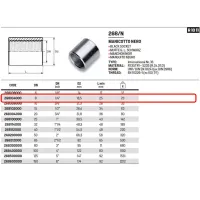 Manicotto nero ø1/4"F acciaio 268104000