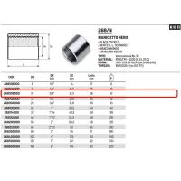 Manicotto nero ø3/8"F acciaio 268308000