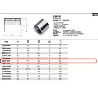 Manicotto nero ø1"1/4 F acciaio 268114000