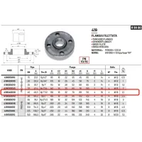 Flangia filettata PN16 DN40 ø1"1/2 419040010