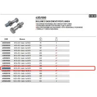 Bullone M 20 x 80 e dado zincati per flangia DN 150/200 435020000