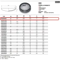 Fondello bombato ø3/4" x 26,9 in acciao a saldare 800269000