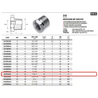 Riduzione esagonale MF zincato ø1"1/4 M x 1"F 241114104