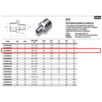 Vite doppia ridotta zincata ø3/8"M x 1/4"M 245308144