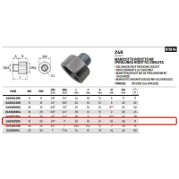 Manicotto ridotto MF (prolunga ridotta) zincato ø1/2"M x 1"F 246102100