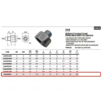 Manicotto ridotto MF (prolunga ridotta) zincato ø1"M x 1"1/4 F 246100114