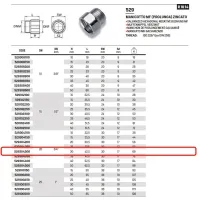 Manicotto MF (prolunga) in acciao zincato ø3/4"MF x 30 529304300