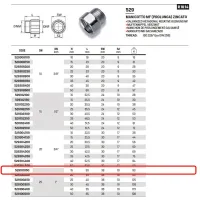 Manicotto MF (prolunga) in acciao zincato ø1"MF x 15 529100150