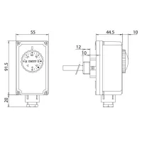 Termostato ad Immersione Inscatolato ad espansione di liquido - L. 100 mm 00000R03092