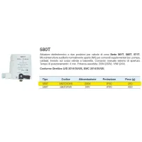 580T attuatore elettrotermico a due posizioni per valvole di zona Serie 561T, 560T, 571T - Microinterruttore ausiliario normalmente aperto (NA) - 230V 580T220VX