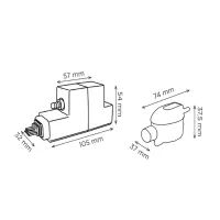 SFA SANICONDENS CLIM MINI NEW SILENCE pompa per acqua di condensa per condizionatore/split SCONCLIMS