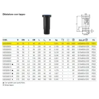 Dilatatore con tappo polietilene PEHD ø32 mm VS0328000