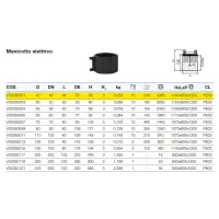 Manicotto elettrico ø40 mm polietilene PEHD VS0350001