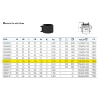 Manicotto elettrico ø110 mm polietilene PEHD VS0350011