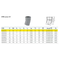 HTB curva 15° ø32 gamma PP3 VS0504001