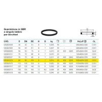 Guarnizione ø90 in SBR a singolo labbro per bicchieri VS0391013