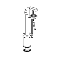 Valvola di scarico pneumatica con tubo collegato (Medusa) VS0804660