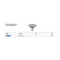 Coperchio per sifone con convogliatore, cromo lucido VS0701659