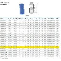 HTR raccordo aumento eccentrico ad innesto ø110/125 mm - gamma Triplus VS0650729