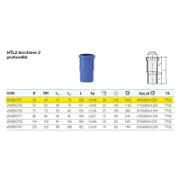 HTL2 bicchiere 2 profondità ø40 mm ad innesto - gamma Triplus VS0650751