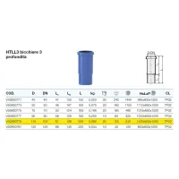 HTLL3 bicchiere 3 profondità ø110 mm ad innesto - gamma Triplus VS0650779