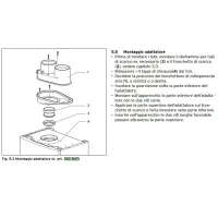 Kit doppiatore scarico fumi sdoppiato 80/80 per scaldabagno scaldacqua turboMAG Vaillant 303847