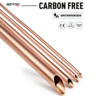 Tubo di rame nudo CARBON FREE ø10 x 1 in rotolo da 50 metri 1MTRCARA10100