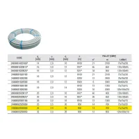 2400 Tubo DeltAll PE-X/Al/PE-X multistrato ø26 x 3 - Rotolo da 50 metri 2400002630050